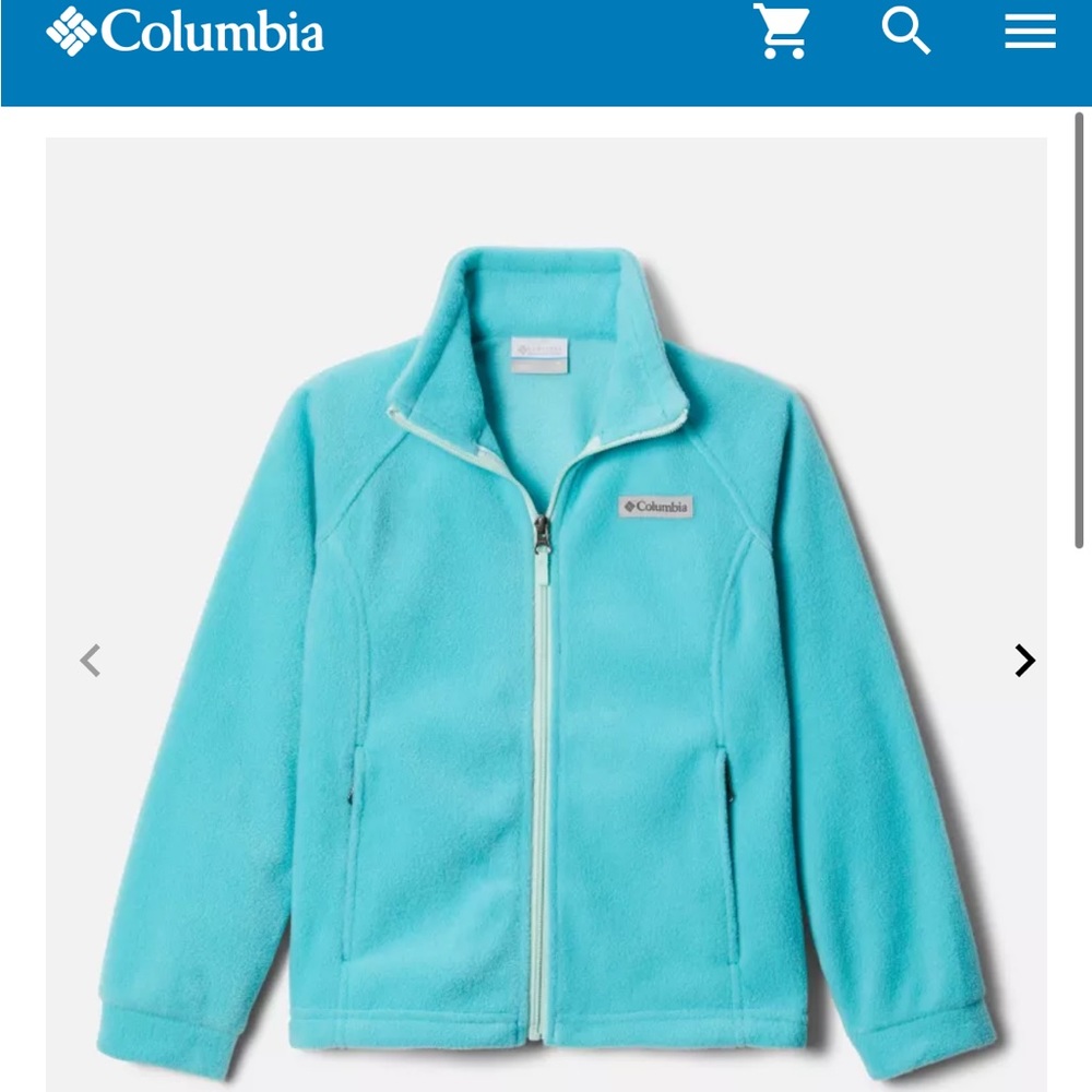 Teal Columbia sweater